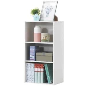 Giantex 3 Shelf Bookcase Book Shelves Open Storage Cabinet Multi-Functional Home Office Bedroom for $40