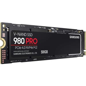 Samsung 980 Pro 500GB PCIe 4.0 NVMe M.2 Internal SSD for $84