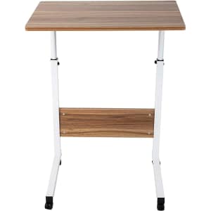 Mind Reader Adjustable-Height Rolling Side Table for $25 Mind Reader Adjustable-Height Rolling Side Table for $25