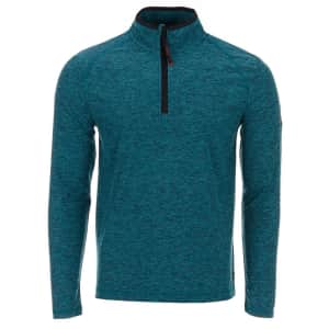 Canada Weather Gear Men's Flec-Dye 1/4 Zip Pullover for $10