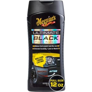 Meguiar's Ultimate Black 12-oz. Plastic Restorer for $9