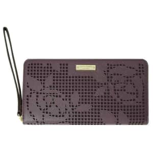 Kate Spade New York Roses Zip Wristlet Wallet & Universal Phone Case for $27