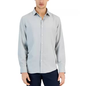 Alfani Men's Regular-Fit Heather Shirt for $9