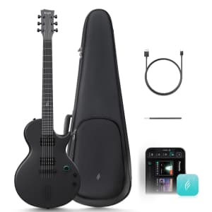 Enya Nova Go Sonic Smart Carbon Fiber Electric Guitar w/ 10W Wireless Speaker for $330