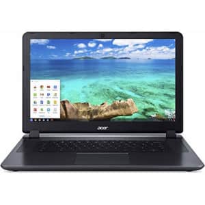 Acer Chromebook 15.6-inch Laptop (Intel Dual-Core 2.41GHz Processor, 2GB RAM, 16GB SSD, Google for $199
