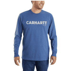 Carhartt Men's Loose Fit Heavyweight Logo Graphic Shirt from $18