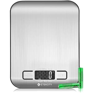 Etekcity Stainless Steel Food Kitchen Scale for $14