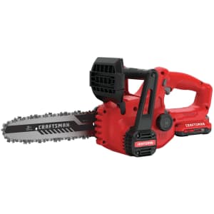 Craftsman V20 20V Cordless 10" Chainsaw Kit for $119 Craftsman V20 20V Cordless 10" Chainsaw Kit for $119