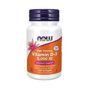 Now Foods NOW Supplements, Vitamin D-3 5,000 IU, High Potency, Structural Support*, 240 Softgels for $11 Now Foods NOW Supplements, Vitamin D-3 5,000 IU, High Potency, Structural Support*, 240 Softgels for $11