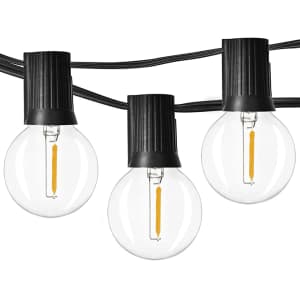 48-Foot Dimmable Outdoor String Lights for $24