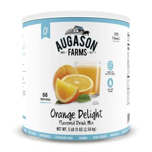 Augason Orange Delight Drink Mix for $17