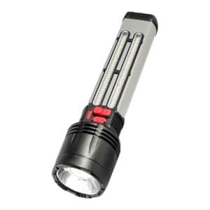 Solar Rechargeable Multi-Function Flashlight for $16