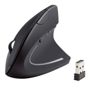 iMicro 2.4GHz Wireless Vertical Ergonomic Optical Mouse for $15
