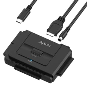 Alxum USB C IDE/SATA Adapter for $20