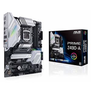 ASUS Prime Z490-A LGA 1200 (Intel 10th Gen) ATX Motherboard (14 DrMOS Power Stages,Dual M.2, Intel for $215 ASUS Prime Z490-A LGA 1200 (Intel 10th Gen) ATX Motherboard (14 DrMOS Power Stages,Dual M.2, Intel for $215