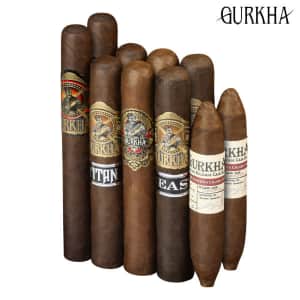 Gurkha Dime Pack Top Movers 10-Cigar Sampler for $35