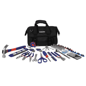 WorkPro 78-Piece Homeowner Tool Set w/ Tool Bag for $20 WorkPro 78-Piece Homeowner Tool Set w/ Tool Bag for $20