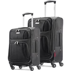 Samsonite Aspire Xlite Softside Spinner Luggage 2-Piece Set for $70 Samsonite Aspire Xlite Softside Spinner Luggage 2-Piece Set for $70