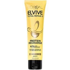 L'Oreal Paris Elvive Total Repair 5 Protein Recharge Leave In Conditioner for $3.73 via Sub. & Save
