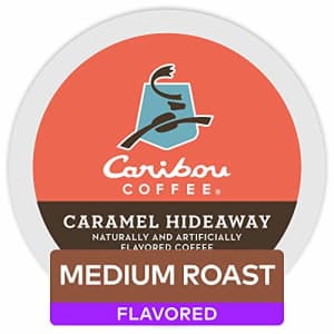 Caribou Coffee Caramel Hideaway, Single-Serve Keurig K-Cup Pods, Flavored Coffee, 60 Count for $60