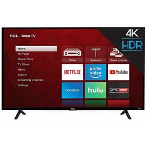 TCL 65S403 65" 4K UHD Smart Roku LED TV for $498