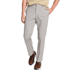 Tommy Hilfiger Men's Modern-Fit TH Flex Stretch Plaid Dress Pants for $24