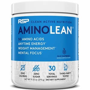 RSP AminoLean - All-in-One Pre Workout, Amino Energy, Weight Management Supplement with Amino for $30