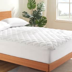 Sleep Zone Queen Cooling Mattress Pad for $20