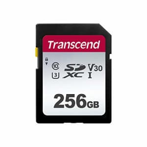 Transcend Information TS256GSDC300S-E, 256GB UHS-I U3 SD Memory Card for $20