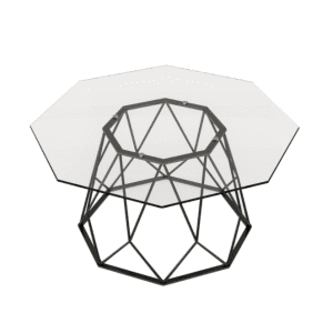 Furniture of America Mysen 36" Octagon Glass-Top Coffee Table for $338 Furniture of America Mysen 36" Octagon Glass-Top Coffee Table for $338
