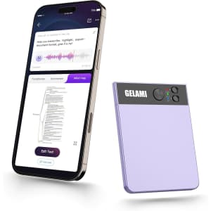 Gelami Voice Activated 64GB Recorder with AI Processing Powered by ChatGPT for $48 Gelami Voice Activated 64GB Recorder with AI Processing Powered by ChatGPT for $48