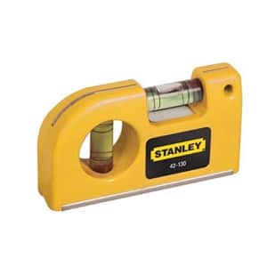 Stanley Tools Stanley 0-42-130 Pocket Level magnetic horizontal/vertical, Yellow for $10