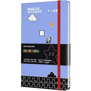 Moleskine Mario Limited Edition Ruled Notebook for $22 Moleskine Mario Limited Edition Ruled Notebook for $22
