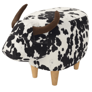Christopher Knight Home Bessie Patterned Velvet Cow Ottoman for $73