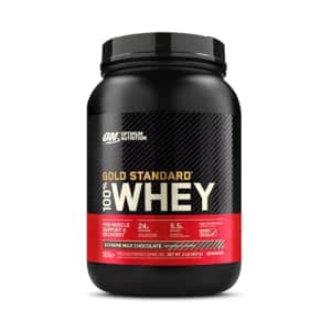 Optimum Nutrition Gold Standard 100% Whey Protein Powder, Extreme Milk Chocolate, 2 Pound (Pack of for $41