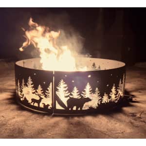 Outdoor Heating at Wayfair. Fire pits start at $42, and patio heaters are from $56. We've pictured the Millwood Pines Moby 10" x 33.5" Iron Outdoor Fire Ring for $58 ($40 off).