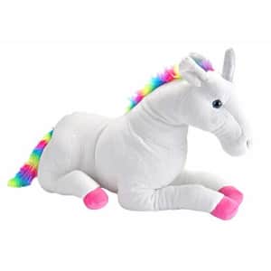Wild Republic Jumbo Unicorn Plush, Giant Stuffed Animal, Plush Toy, Kids Gifts, Unicorn Party for $50