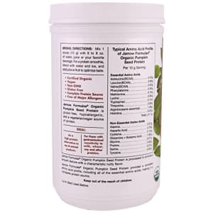 Jarrow Formulas Organic Pumpkin Seed Vegan Protein Powder, Complete Amino Acids, 16 oz. (454 g) for $25 Jarrow Formulas Organic Pumpkin Seed Vegan Protein Powder, Complete Amino Acids, 16 oz. (454 g) for $25