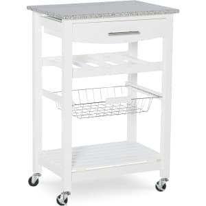 Linon Kitchen Island with Granite Top for $106 Linon Kitchen Island with Granite Top for $106