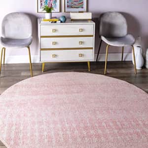 nuLOOM Moroccan Blythe Area Rug, 4' Round, Pink for $45