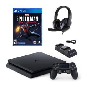 Sony PlayStation 4 Slim 1TB Spider-Man Console Bundle for $480 Sony PlayStation 4 Slim 1TB Spider-Man Console Bundle for $480