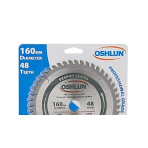 Oshlun SBFT-160048 160mm 48 Tooth FesPro Crosscut ATB Saw Blade with 20mm Arbor for Festool TS 55 for $55