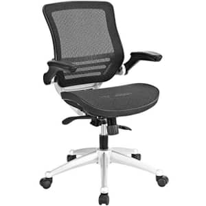 Modway Edge All Mesh Office Chair In Black With Flip-Up Arms - Perfect For Computer Desks for $218