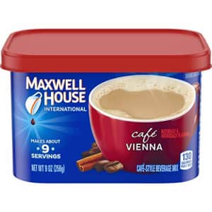 Maxwell House International Cafe Vienna Instant Coffee (9 oz Canisters, Pack of 8) for $43