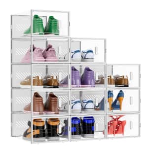 Baleine Shoe Storage Box 12-Pack for $18
