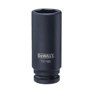 DEWALT Deep Impact Socket, MM, 1/2-Inch Drive, 23mm, 6-Point (DWMT17185B) for $28