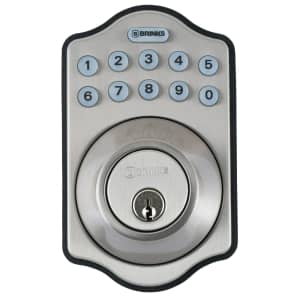 Brinks Electronic Deadbolt Door Lock for $29