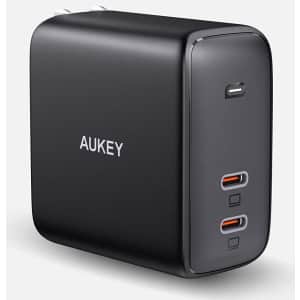 Aukey Omnia 100W 2-Port USB-C PD Wall Charger for $37 Aukey Omnia 100W 2-Port USB-C PD Wall Charger for $37
