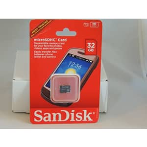 SANDISK SDSDQ-032G-A46 microSD(TM) Memory Card (32GB) for $15
