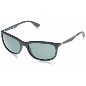Ray-Ban Men's RB4267 Sunglasses, Matte Black/Green, 59 mm for $107